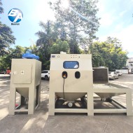 壓力式臺車轉(zhuǎn)盤噴砂機