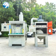 防爆全自動回轉(zhuǎn)轉(zhuǎn)盤式噴砂機 