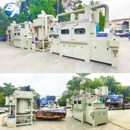 防爆提升輸送式噴砂機(jī)配濕式集塵機(jī)